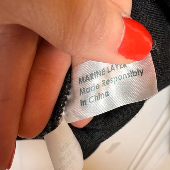 Marine Layer Black Corbet Quilted Bomber Jacket Fitted XS - Picture 9 of 10